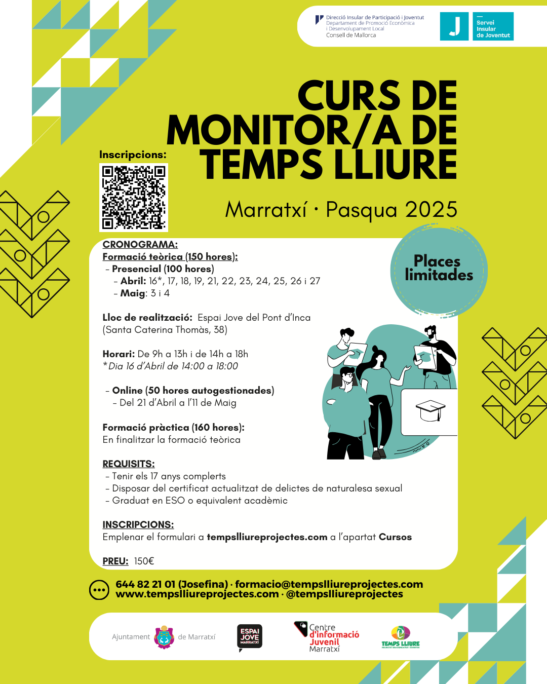 Curs de Monitor/a de Temps Lliure - Marratxí (Pasqua 2025)